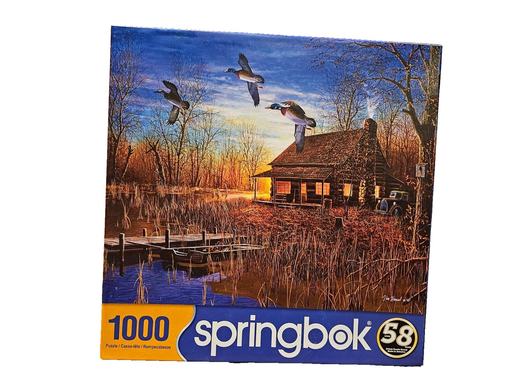 1000 piece JIGSAW PUZZLE SPRINGBOK DUCK LODGE - 2021 (24 x 30")